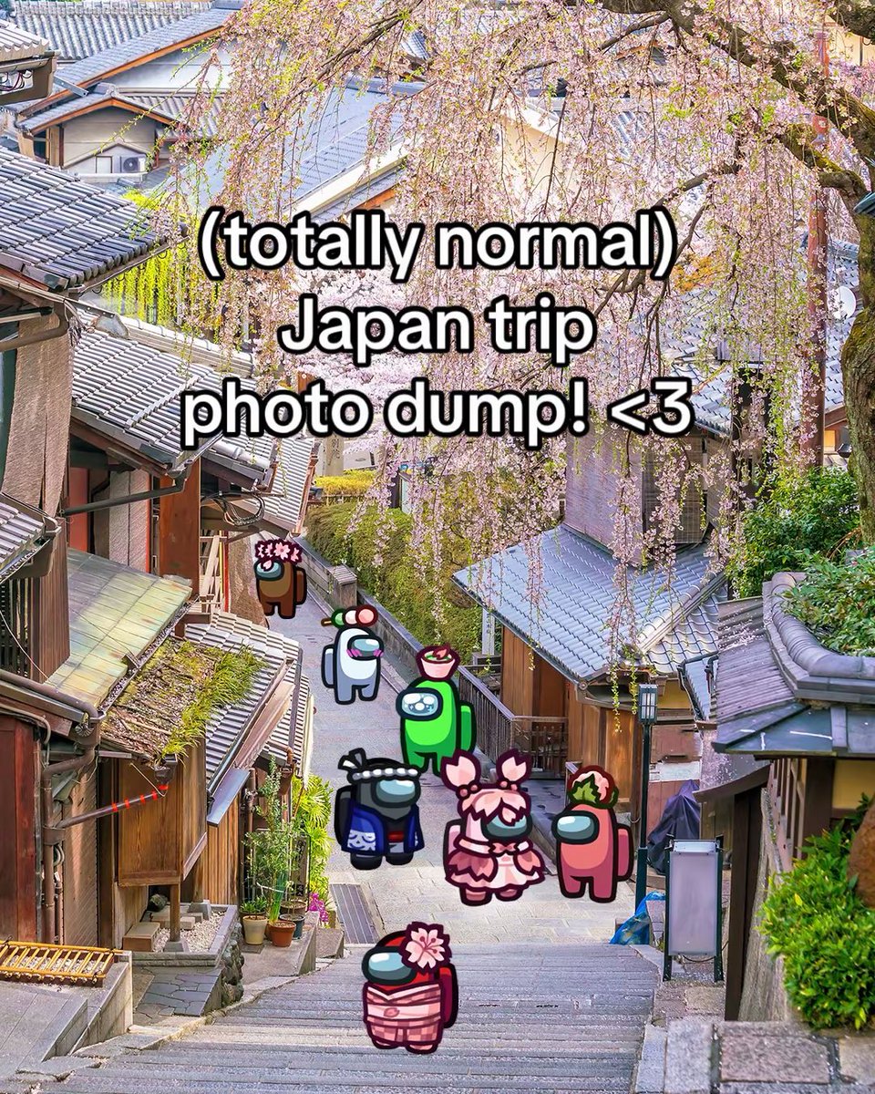 when the Japan trip finally makes it out of the group chat 🤭