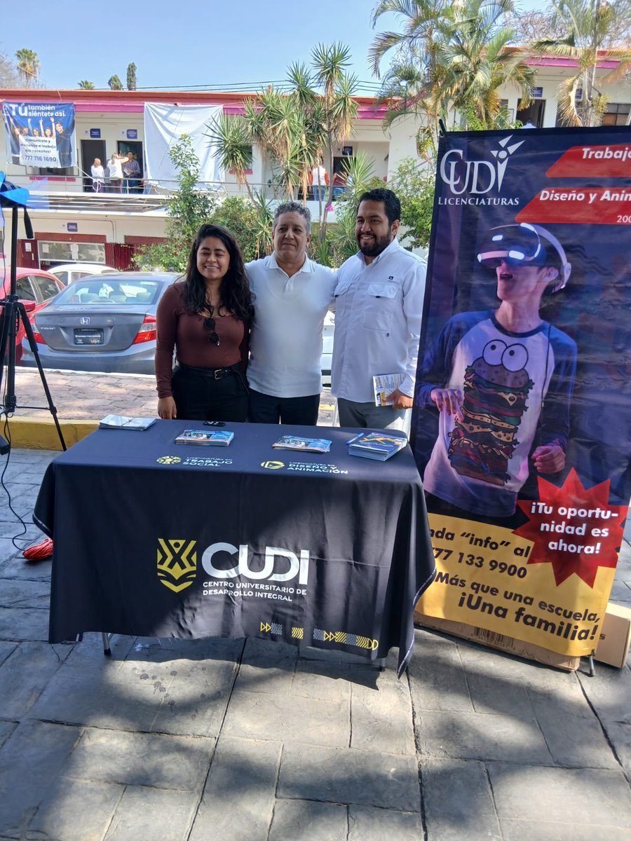 CUDIIACA's tweet photo. ¡Seguimos impulsando el talento en Cuernavaca! 
​El pasado jueves estuvimos en el Ayto brindando informes de nuestras licenciaturas en Diseño y Animación y Trabajo Social
​¡Gracias a todos los que se acercaron!
 Inscr. a PRECIO ESPECIAL!
​#CUDI #Educación #Promoción #Universidad https://t.co/r6MjABJEKz