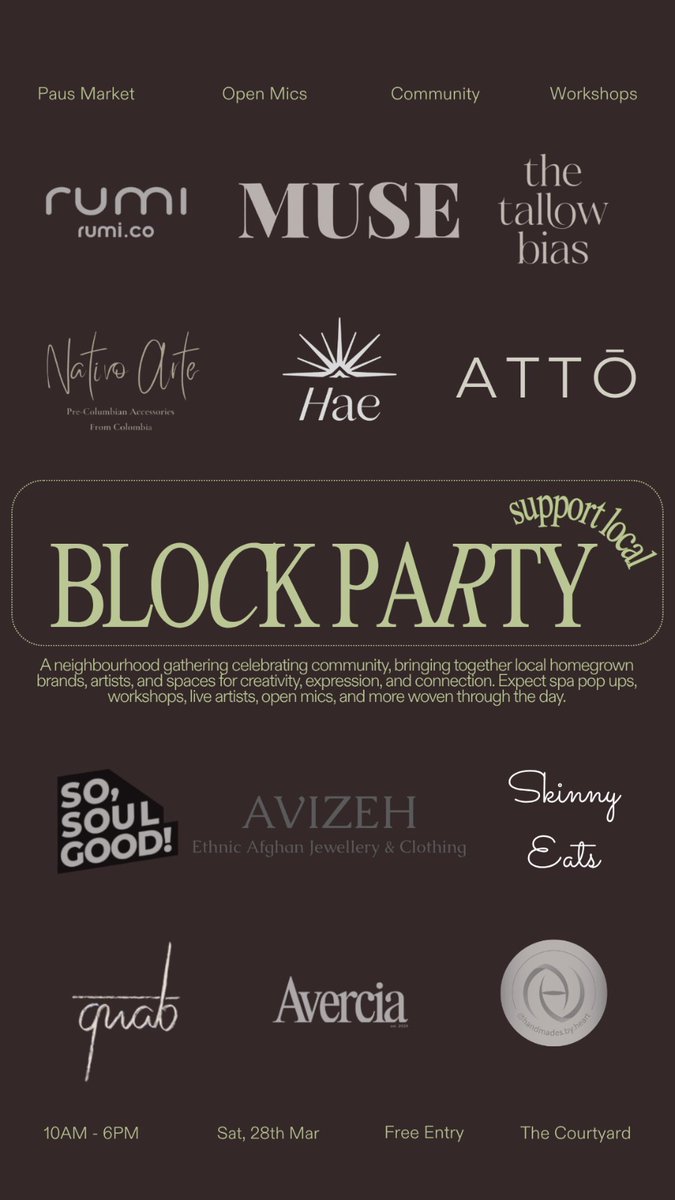Join us tomorrow in Dubai at Paus supporting local brands ✨🫶