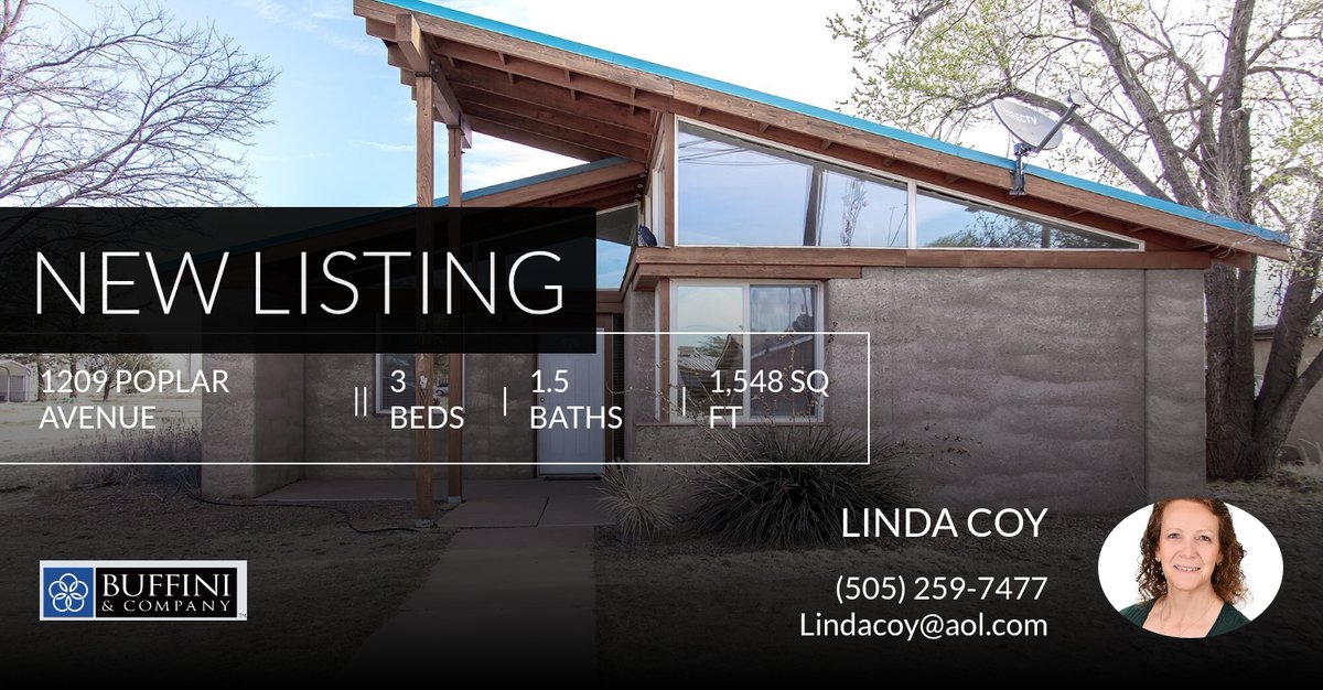 Lindacoy's tweet photo. 📍 New Listing 📍 Take a look at this fantastic new property that just hit the market located at 1209 Poplar Avenue in Moriarty. Reach out here or at (505) 259-7477 for more information https://t.co/izO61OCvWk https://t.co/gbKJCeMc67