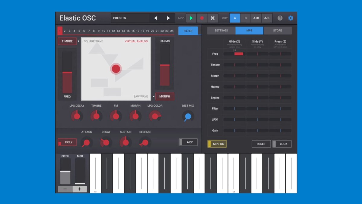 synthanatomy's tweet image. Elastic OSC: iOS/Android polysynth with Mutable Instruments algorithms: now MPE compatible + Android release
synthanatomy.com/2026/03/elasti…
#synthesizer #synth #synthesizers #elasticosc #musicproduction #ios #android #synthanatomy