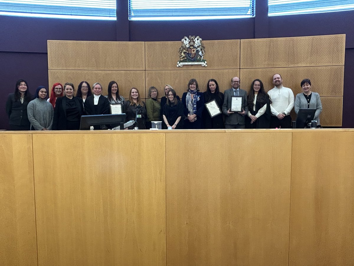 HSheriffCambs's tweet photo. Yesterday, it was a real privilege to spend time at our Crown Courts and to thank some of the people who so often work quietly behind the scenes.

The justice system does not run without the clerks, ushers, listing and case management officers, and administrative staff who keep everything moving with care, resilience, and professionalism. Their work is rarely public, yet it is absolutely essential.

My sincere thanks to the teams at Cambridge, Huntingdon, and Peterborough Crown Courts for all that they do in the service of others. Their contribution deserves recognition and gratitude.

#HighSheriffCambridgeshire #PublicService #Justice #Cambridgeshire #Community