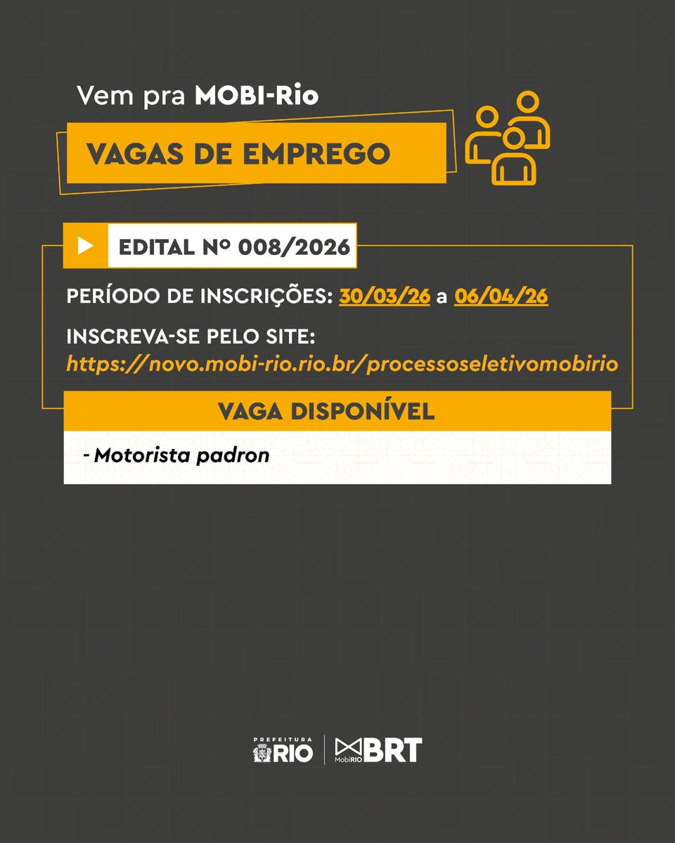 BRT Mobi Rio tweet media
