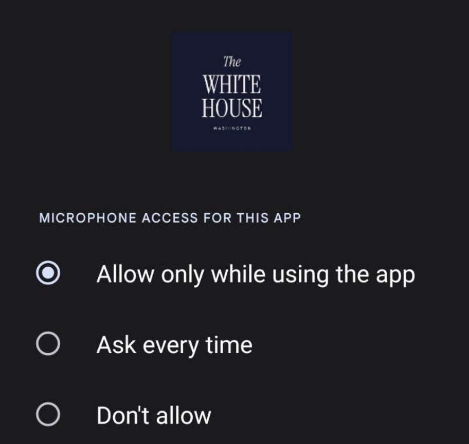 <a href="/WhiteHouse/">The White House</a> 🚨 DO NOT download this Spyware / Propaganda tool ⚠️