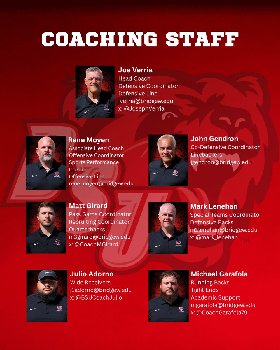 ❗️Meet the staff leading the way🏈 ➡️ Recruits — connect with our coaches and learn more about BSU Football🐻
#ProtectThePaw