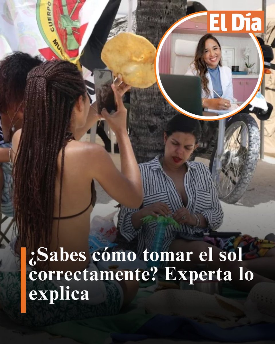 ElDia_do's tweet photo. ¿Sabes cómo tomar el sol correctamente? Experta lo explica
Más detalles en: https://t.co/DEmfpjwZmF
#PeriódicoElDía #tomarsol #salud https://t.co/PIXWvg5ERX