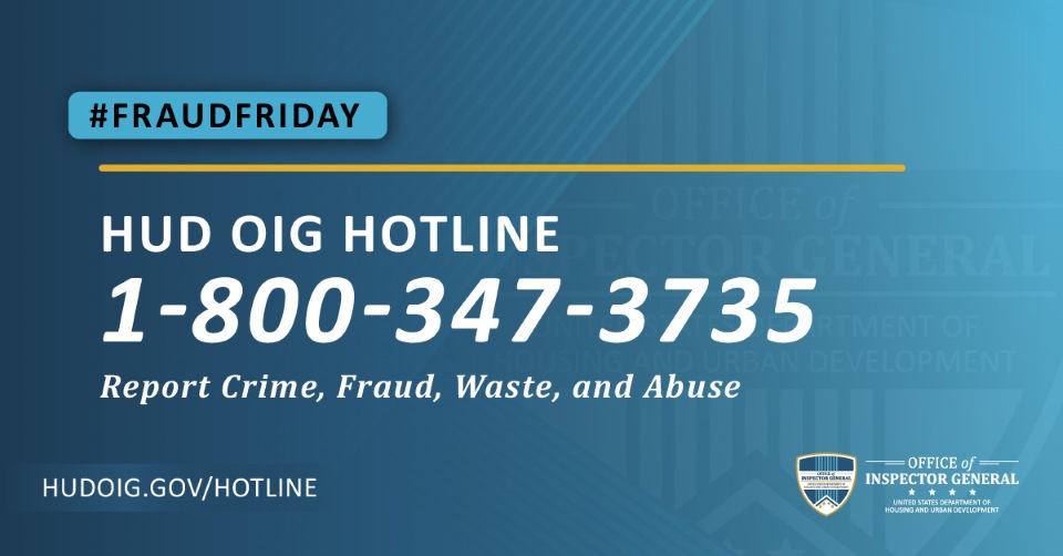 HUD Office of Inspector General tweet media