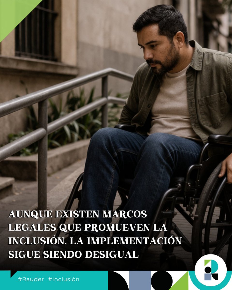 OrgRauder's tweet photo. En México y América Latina, millones de personas con discapacidad enfrentan barreras diarias para acceder a espacios públicos, educación y empleo. Aunque existen marcos legales que promueven la inclusión, la implementación sigue siendo desigual. 

#DerechosHumanos #Inclusión https://t.co/5EmVDUMByR