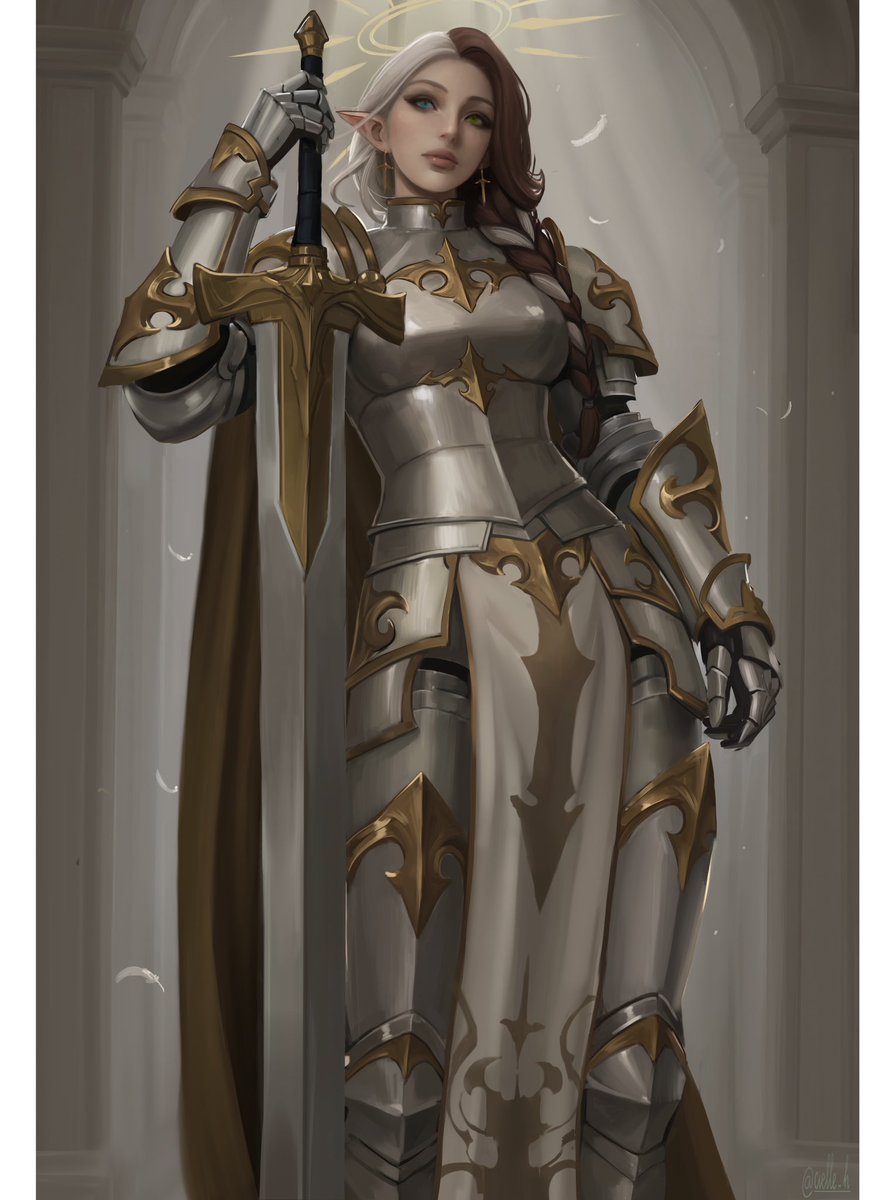 Cielle_H's tweet photo. OC belongs to @ akalivrc 
Armor design by me ⚔️ https://t.co/KBxWSqoo7L