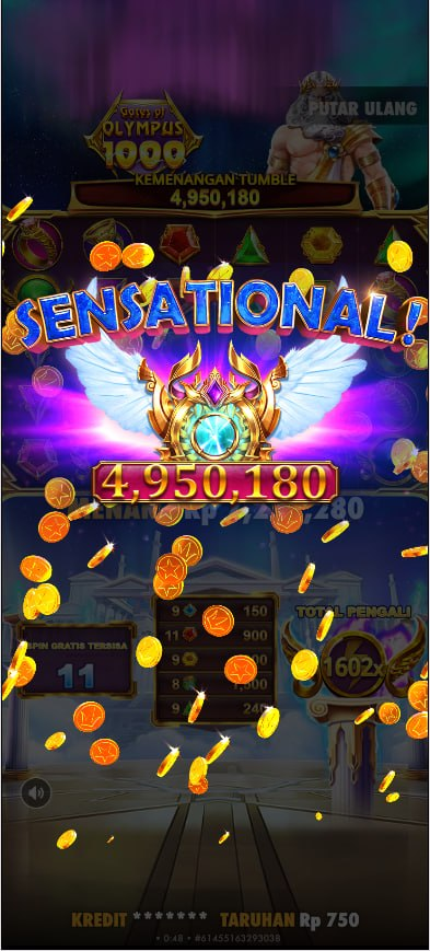 rezaarapppp0's tweet photo. SENSATIONAL win di Gates of Olympus 1000! ⚡️💰 Hujan koin dengan kemenangan besar bikin saldo langsung meroket 🚀

link join 👉 https://t.co/wIEEsYse6e
link join 👉 https://t.co/wIEEsYse6e

#dewascore #slotgacor #gatesofolympus #maxwin #sensational #jackpot #cuanbesar https://t.co/W6hVly0CSW