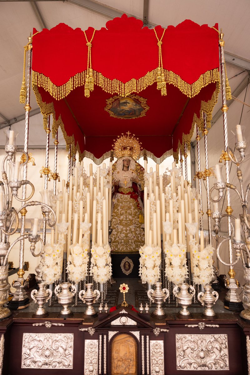 #Carranque26 | 𝗠𝗮𝗿í𝗮 𝗦𝗮𝗻𝘁í𝘀𝗶𝗺𝗮 𝗱𝗲𝗹 𝗦𝗮𝗴𝗿𝗮𝗿𝗶𝗼 𝗲𝗻 𝘀𝘂 𝘁𝗿𝗼𝗻𝗼 𝗽𝗿𝗼𝗰𝗲𝘀𝗶𝗼𝗻𝗮𝗹.

 📷: @lmfotoscofrades

#CofradíasMLG