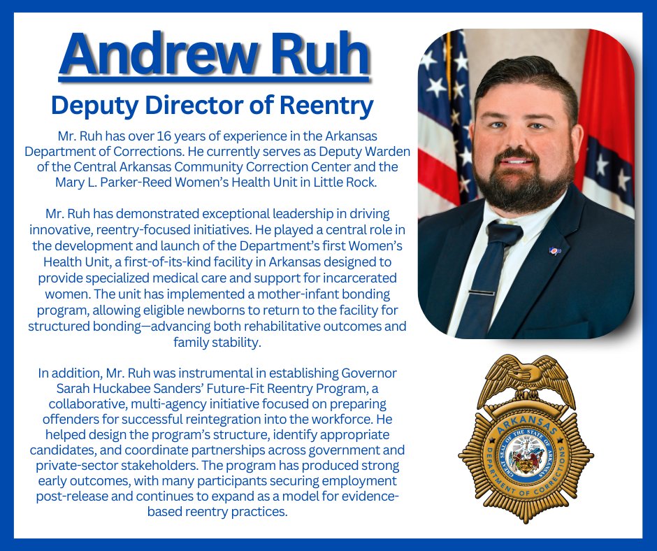 Arkansas Department of Corrections tweet media