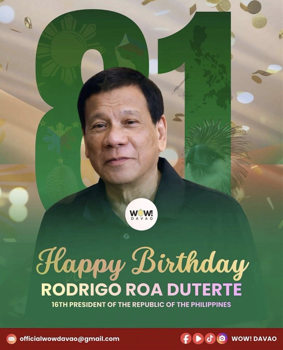 Happy birthday, our President🎂💚👊