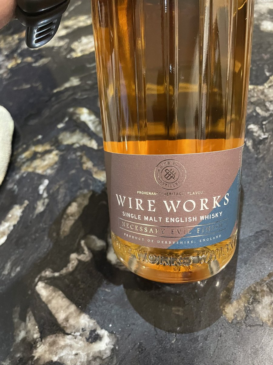 Looking forward to trying this later on. Whisky from Derbyshire.