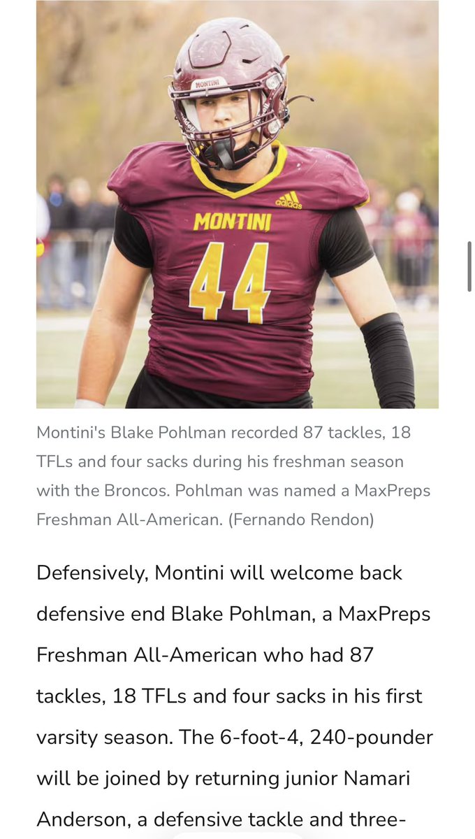 PohlmanBlake's tweet photo. Thank you @FNDrive for the feature! @KayJay20_ @CalDoucetFB @MontiniFootball @AllenTrieu @PrepRedzoneIL @Crice4229 @EliasKarras https://t.co/AEmmFDRXoF