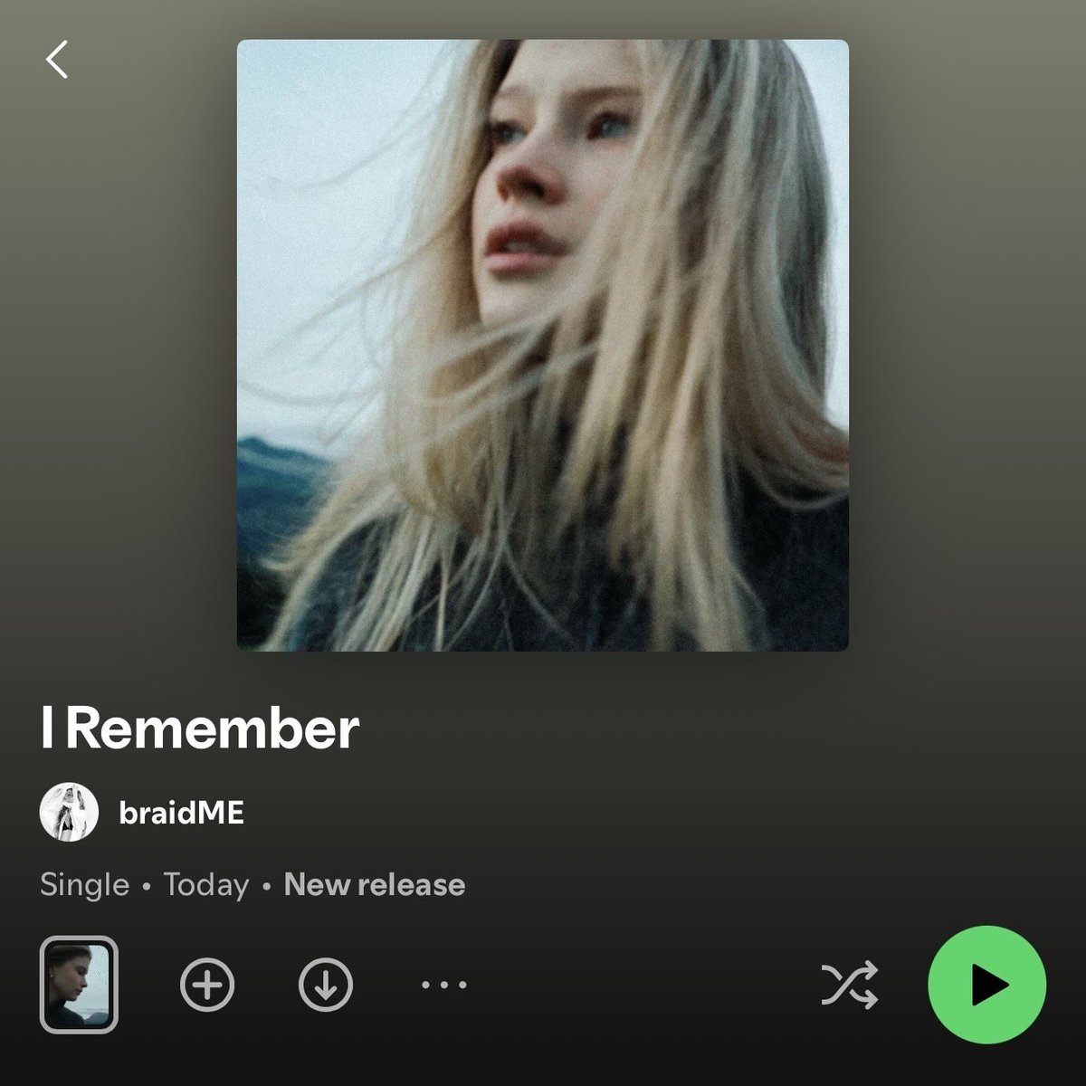 braidme_music's tweet image. I Remember out now on all platforms
Go stream it! #braidme #newmusic #iremember #viral #fyp