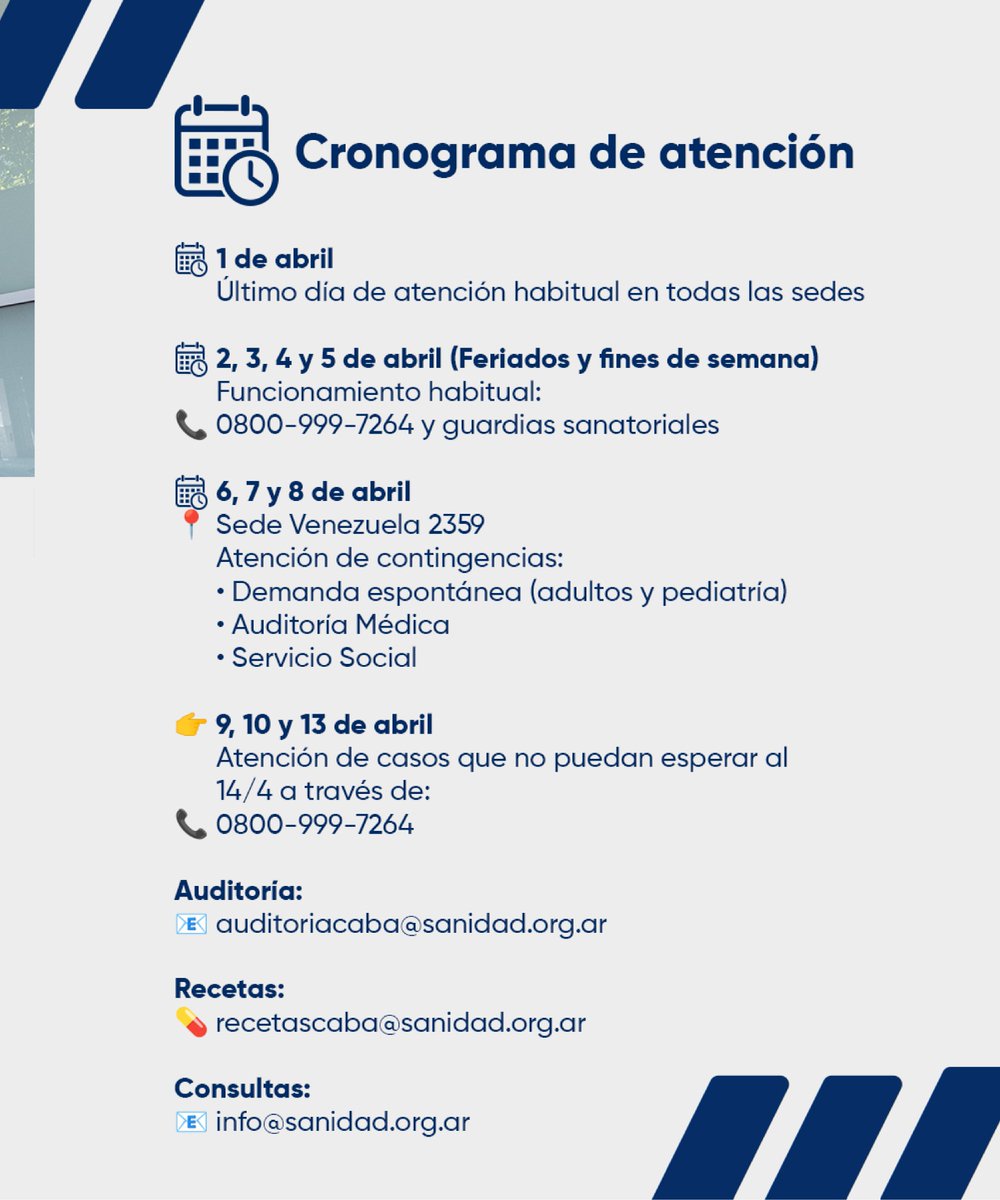AtsaBsAs's tweet photo. ⚠️Compañerxs,  seguimos avanzando con la puesta en funcionamiento del nuevo Centro Médico de #OSPSA.
👉Hoy les compartimos información importante sobre cómo será el cronograma de atención durante estos días de reorganización, hasta la puesta en marcha de la nueva sede desde el 14 de abril
