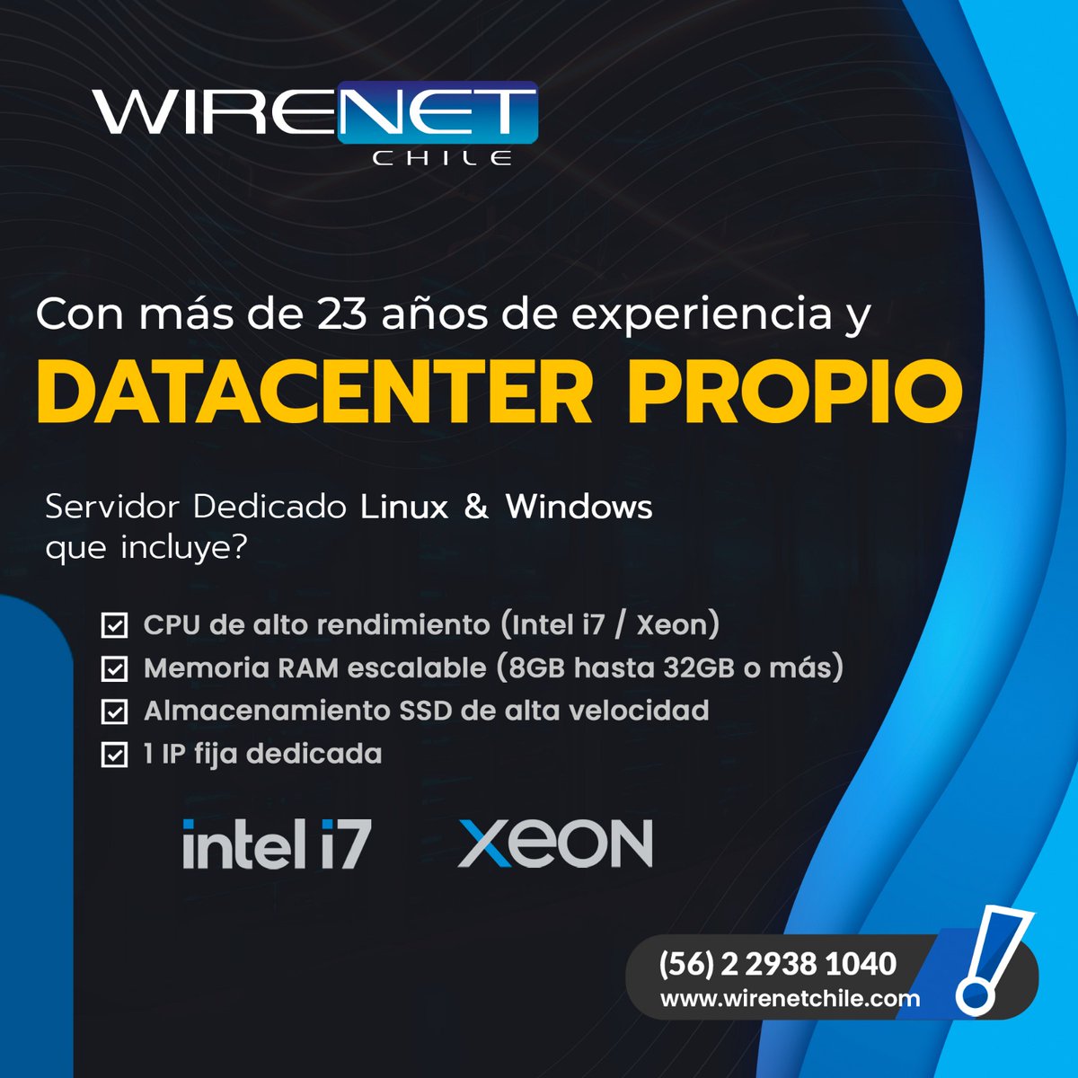 WireNetChile's tweet photo. A diferencia de otras soluciones, aquí tienes un equipo físico solo para ti, sin compartir recursos, ideal para aplicaciones críticas, sistemas empresariales y alto tráfico.

#wirenetchile #servidordedicado #hostingchile #datacenter #infraestructuraTI #servidores #empresas https://t.co/X2lJ4BGaMZ