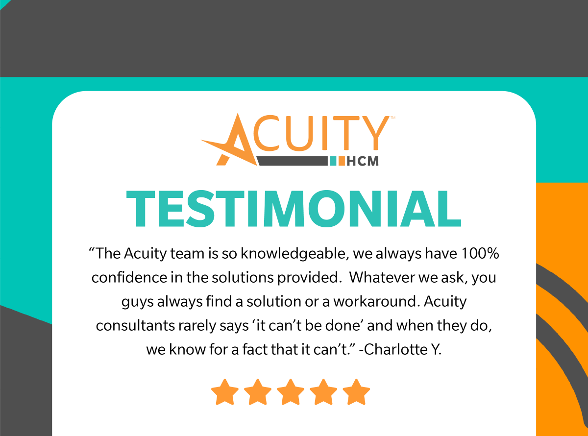 Acuity HCM tweet media