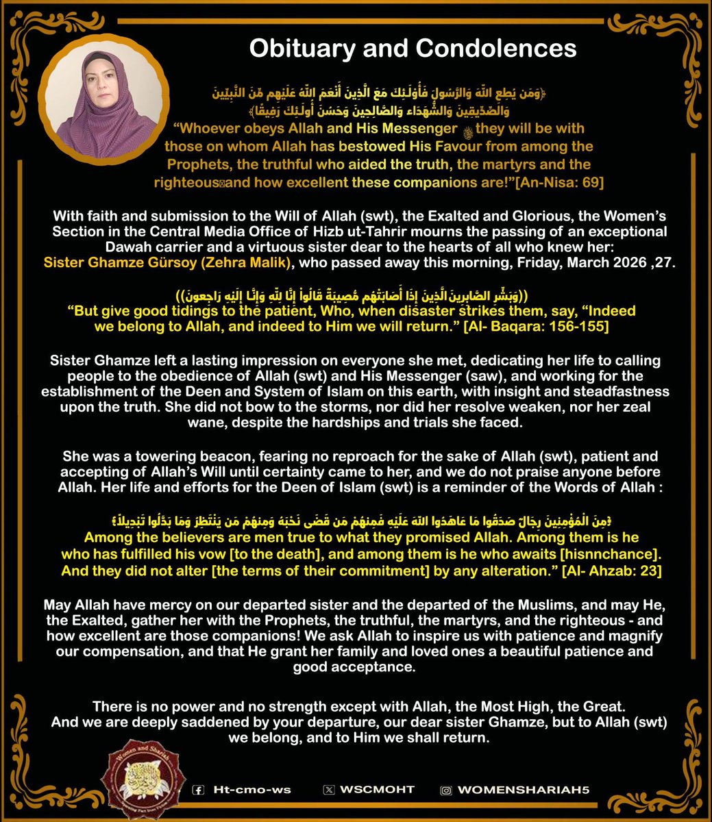 WSCMOHT's tweet photo. Obituary and Condolences https://t.co/dnSp1rxAbd