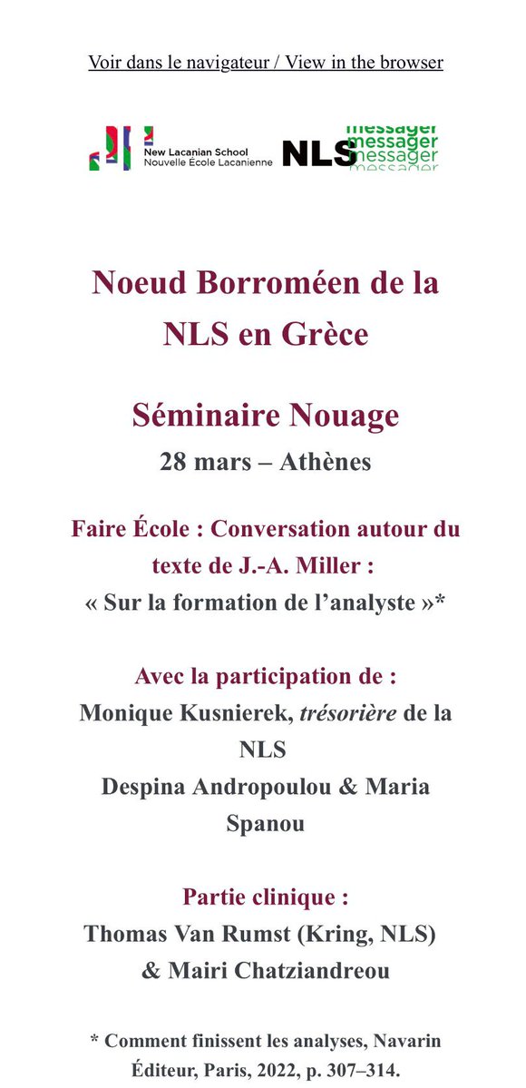 New Lacanian School tweet media