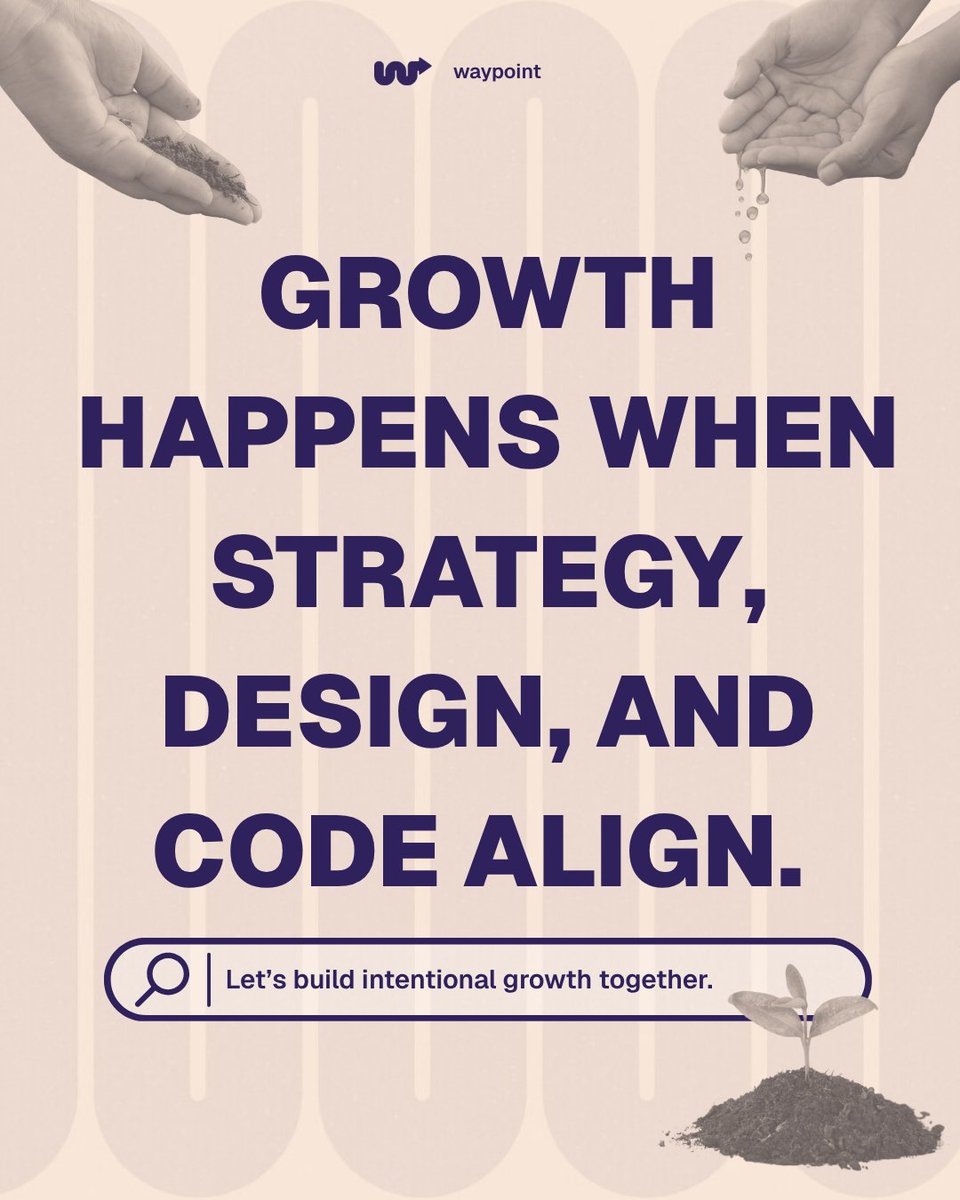 hiwaypoint's tweet photo. Growth doesn’t come from isolated efforts.
It happens when strategy, design, and code move in the same direction. 🧭

Let’s build it together; make your growth intentional. 🚀

#DigitalStrategy  #WebDevelopment #ScalableGrowt #BuildWithIntent #DigitalExperience #WaypointAgency https://t.co/3DaNnDmzcR