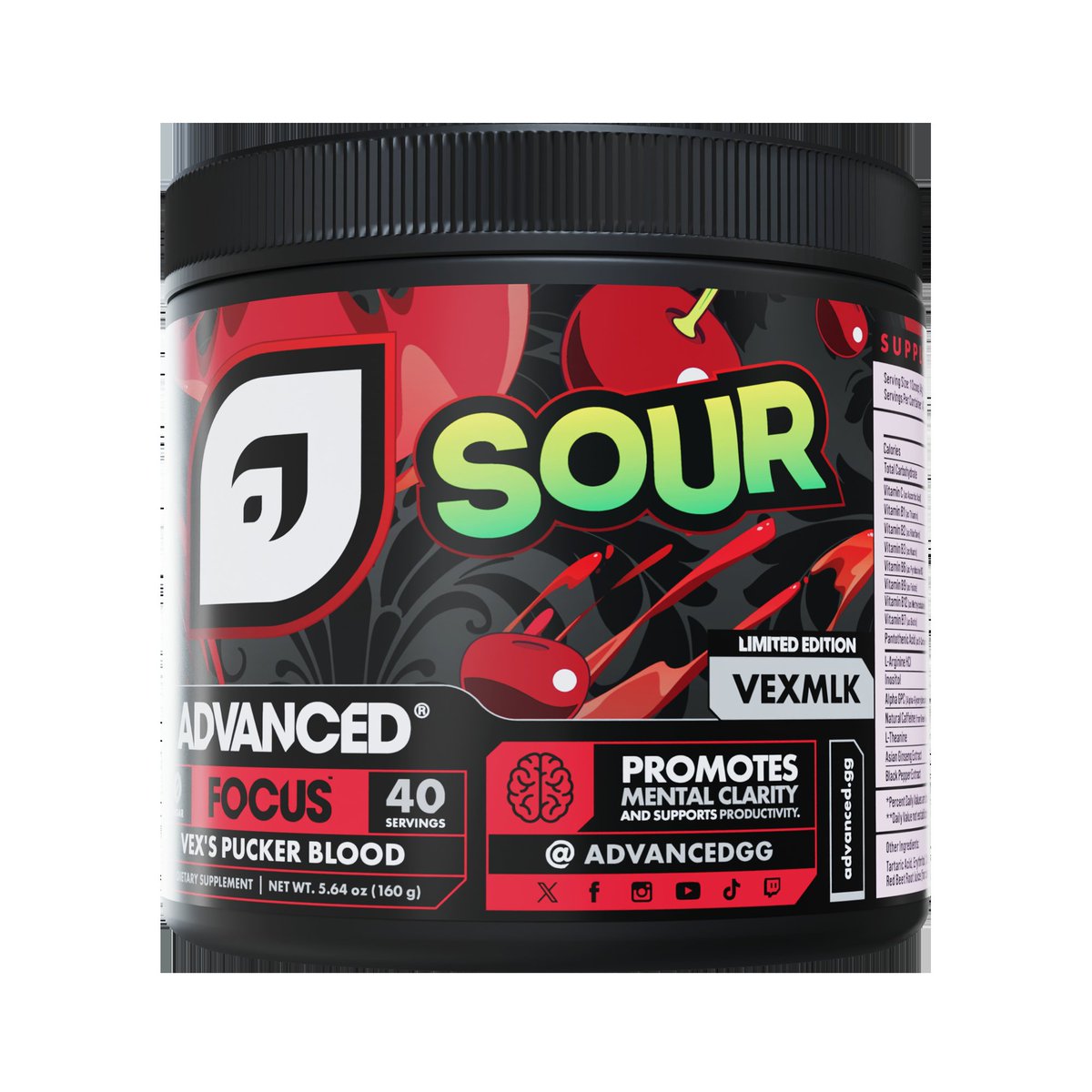 vexmlk's tweet photo. TO CELEBRATE ME BEING CANCER FREE OFFICIALLY, WE HAVE A HOT NEW LIMITED LINE FOR YOU !

INTRODUCING, VEX'S PUCKER BLOOD ! MY LIMITED EDITION VERSION OF SOUR BLACK CHERRY ! 🍒🖤🩸

* THIS IS LIMITED &amp; WILL NOT BE AVAILABLE LONG !

USE CODE VEX FOR AN EXTRA DISCOUNT !

🔗 below. https://t.co/K30fKId4mS