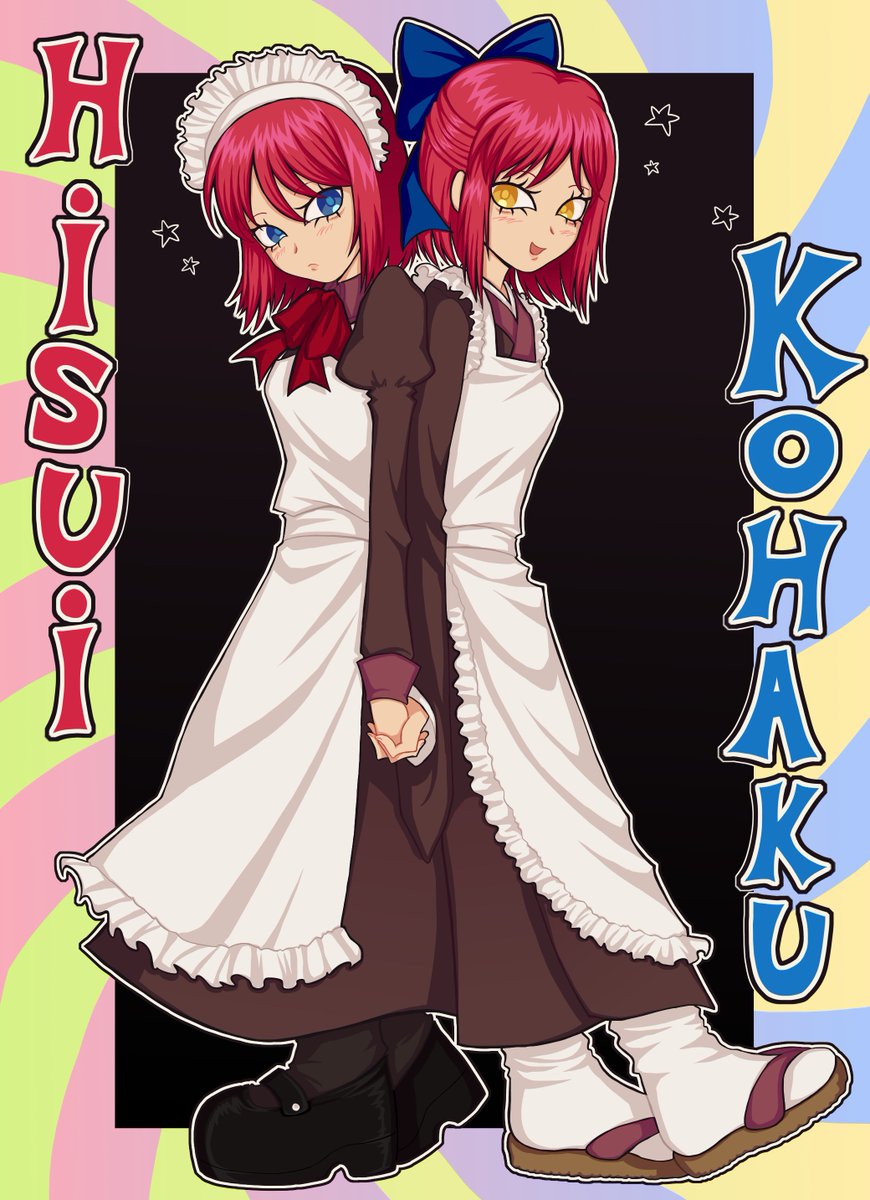 kaepilari's tweet photo. hisui &amp; kohaku #月姫 https://t.co/Qdfkuf3I2b