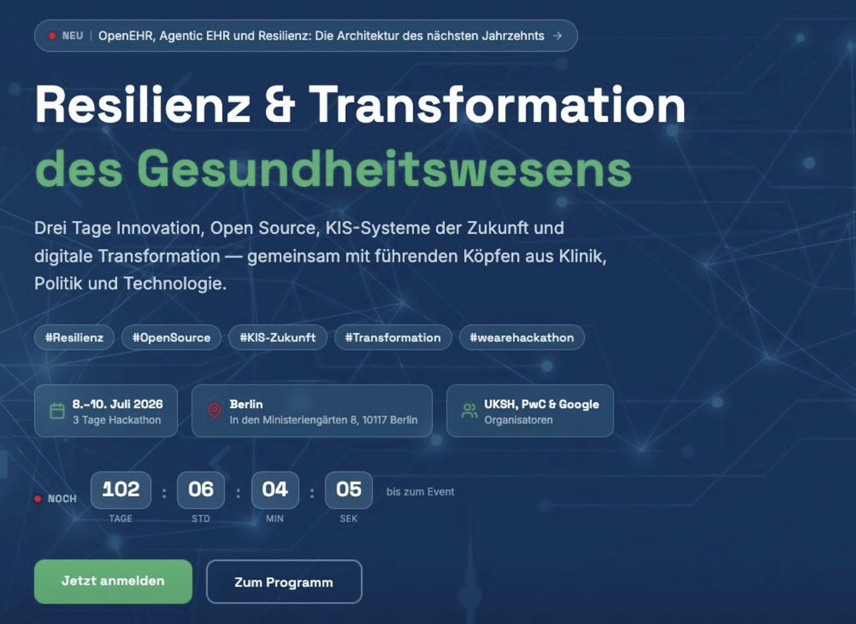 isaree_ai's tweet photo. We're thrilled to announce that Isaree will be powering agent deployment at the Resilience Healthcare Hackathon Berlin 2026! 🎉

Here's the truth: Nothing is more resilient than AI that works offline. In emergencies, remote care, or network outages, cloud-dependent systems fail. https://t.co/WAd2OkD6LX