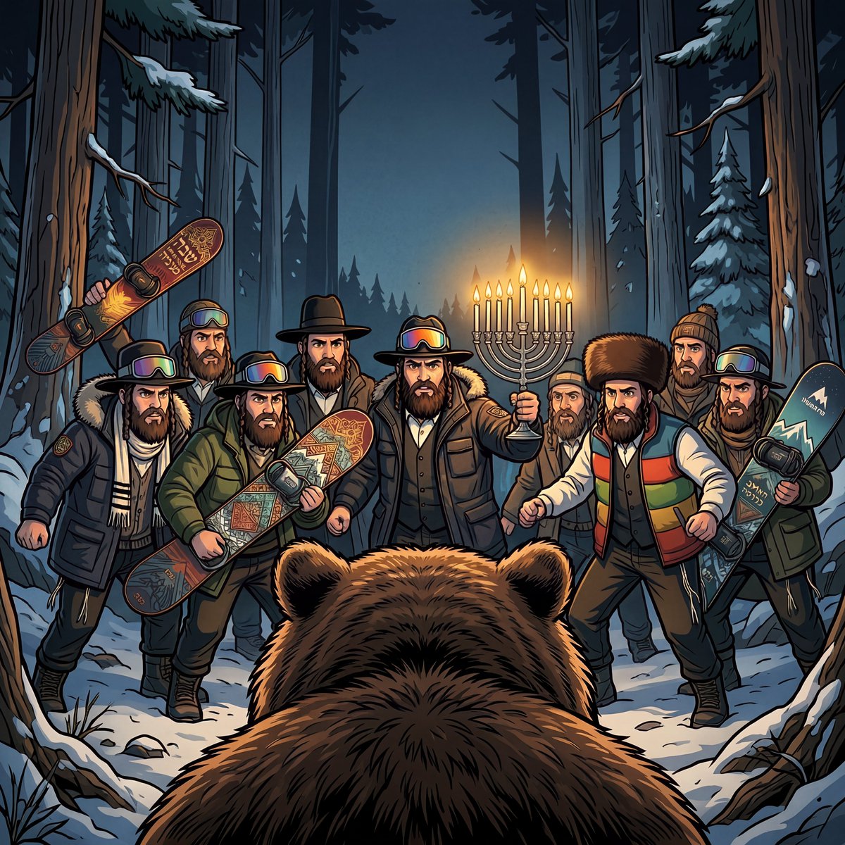 We fear no bear. 🐻

Only Hashem. ✡️