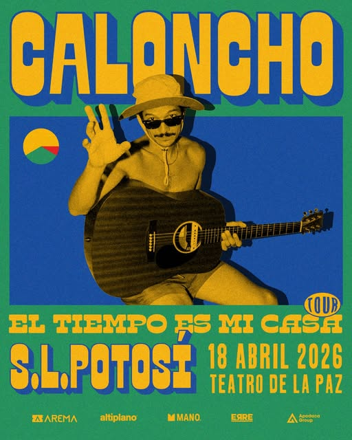 Planoinforma's tweet image. 🎶🎸 ¡El estilo único de Caloncho llega a SLP! Vive “El Tiempo es mi Casa Tour” este 18 de abril, no te lo pierdas y compra ya tus boletos 🎟️🌴
📍 Teatro de la Paz

#conciertos #SLP #eventos