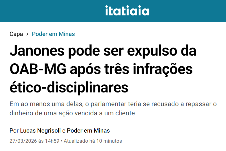 alexandre1898's tweet photo. @itatiaia "FOI EXPULSO" ou "PODE SER EXPULSO"? 

Que matéria confusa! https://t.co/Jz8VYl1VTq