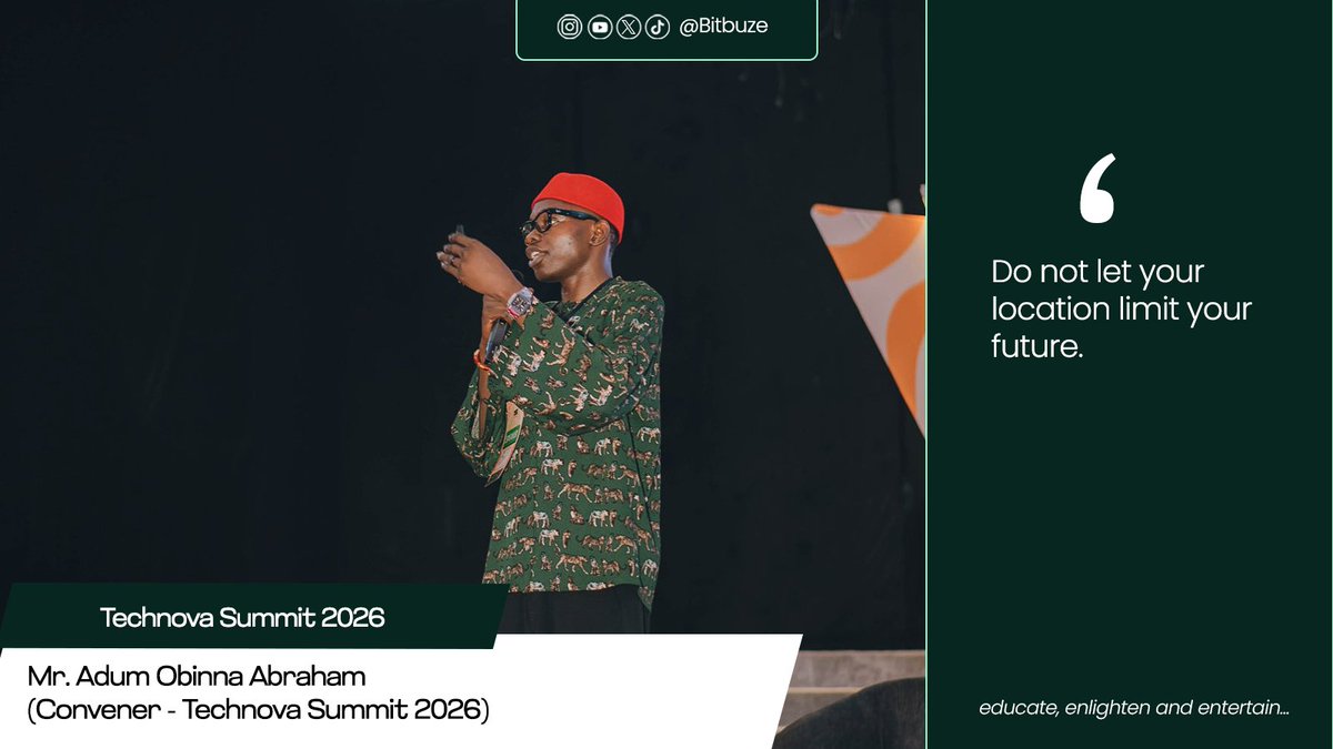Bitbuze's tweet photo. Moments in frames #Technovasummit
Follow @Bitbuze for more related updates.
We educate, enlighten and entertain. https://t.co/TwT3BytrFF