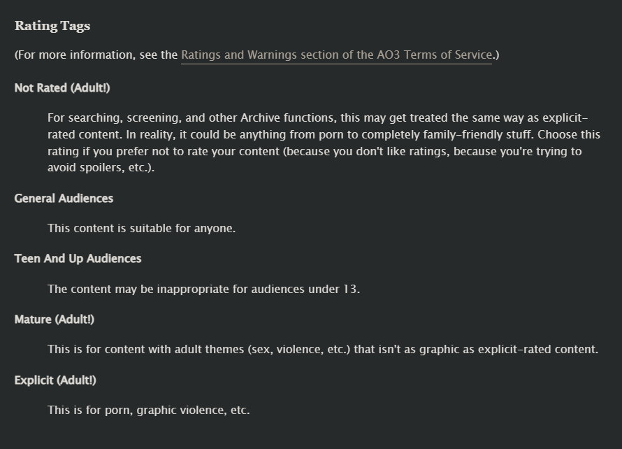 // i didn't include the archive warnings and rating in this because ...