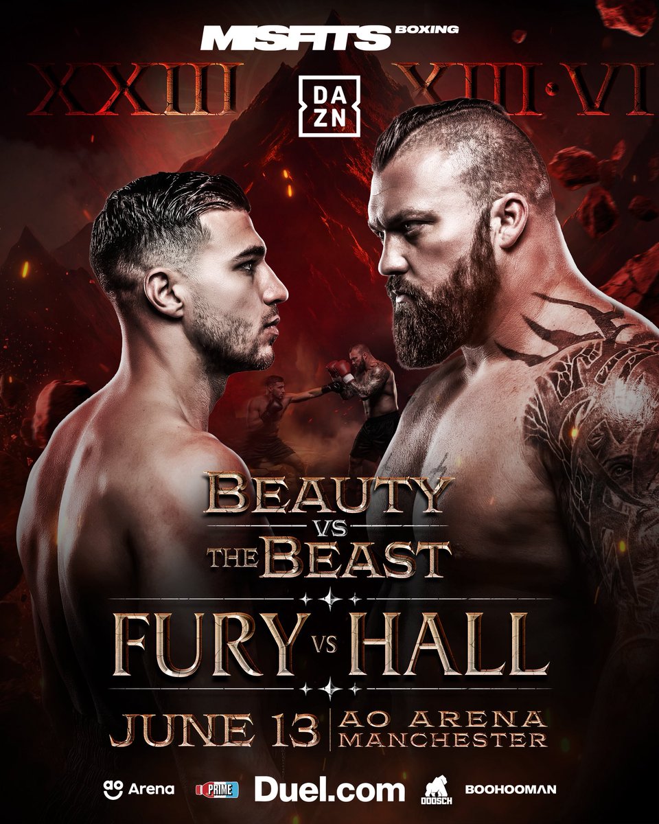 Mohsin9999682's tweet photo. Tommy Fury is set to face Eddie Hall on 
June 13th at the AO Arena on Misfits Boxing! https://t.co/YcS8fOWsm7