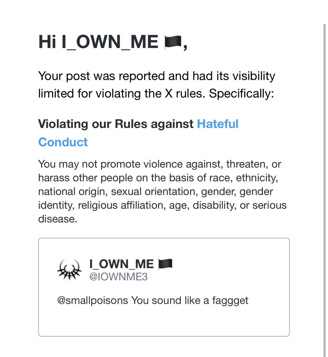 I_OWN_ME 🏴 tweet media