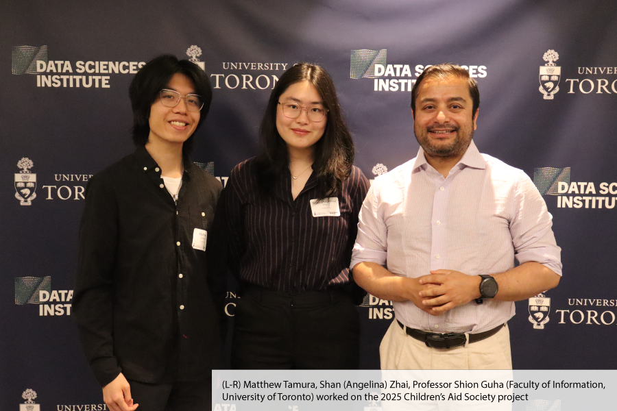 UofTInfoFaculty's tweet photo. Faculty of Information Prof Shion Guha supervises a data science collaboration with the Children’s Aid Society of Toronto through the Summer Undergraduate Data Science program, helping to generate insights into child protection case outcomes.
Photo: Data Sciences Institute
https://t.co/kWIK23iUpn