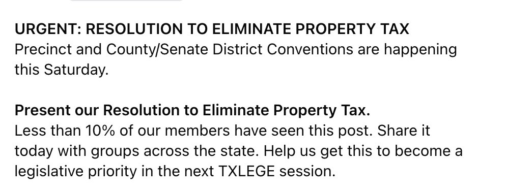 Eliminate Property Tax tweet media