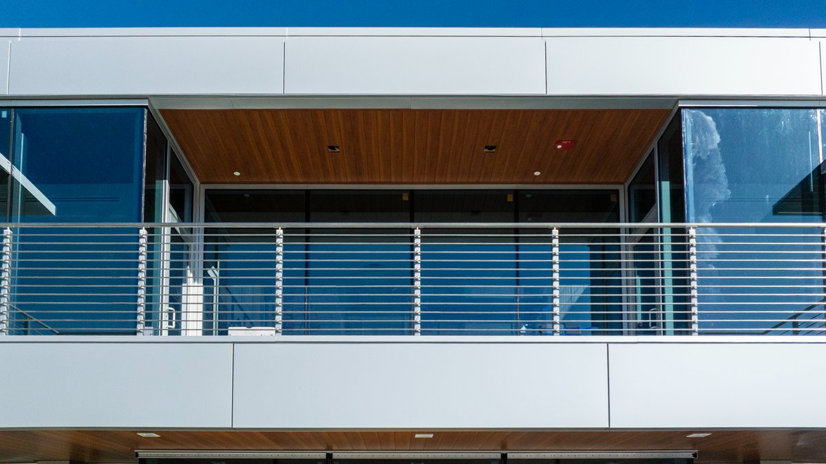 SGHconcepts's tweet photo. Product Spotlight: Plank Metal Panel Systems
Installed on exterior and interior #soffits, and inside the vestibule, plank #metalpanel systems bring a clean, linear aesthetic with the durability of metal. A versatile solution that bridges exterior and interior design. https://t.co/RCNtDQPHX8