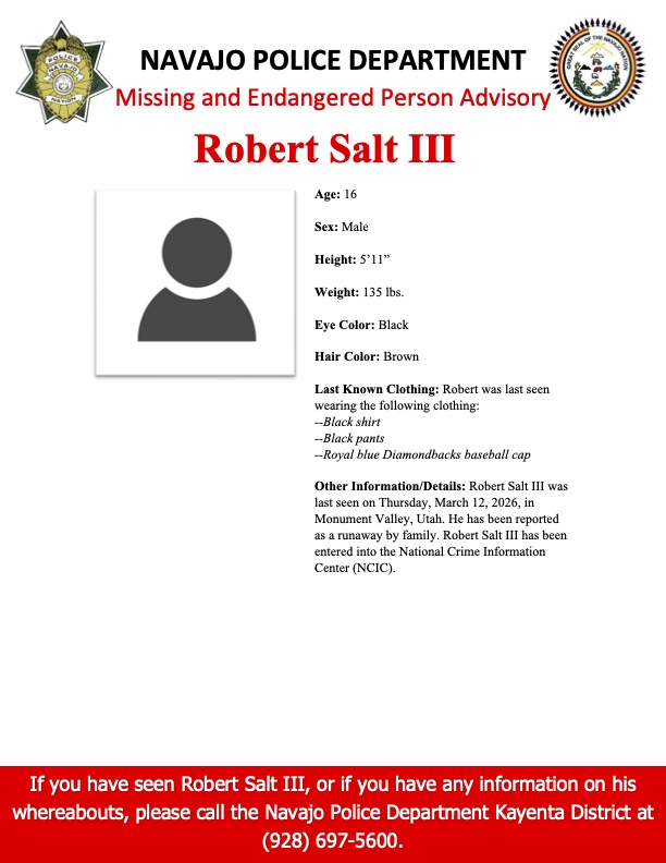 Navajo Police Department tweet media