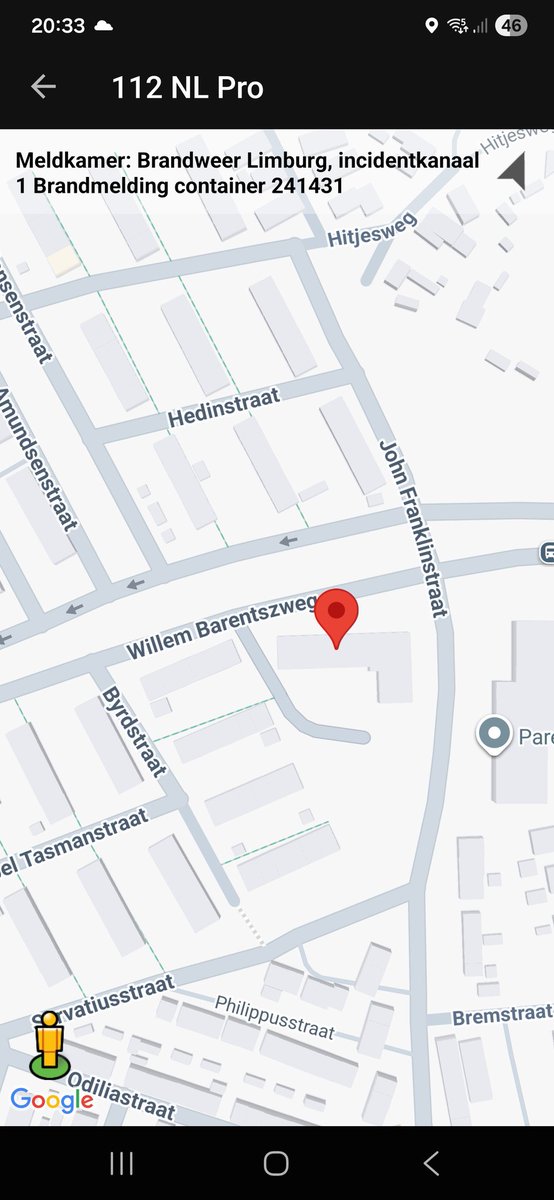 Brandmelding Buiten in Heerlen