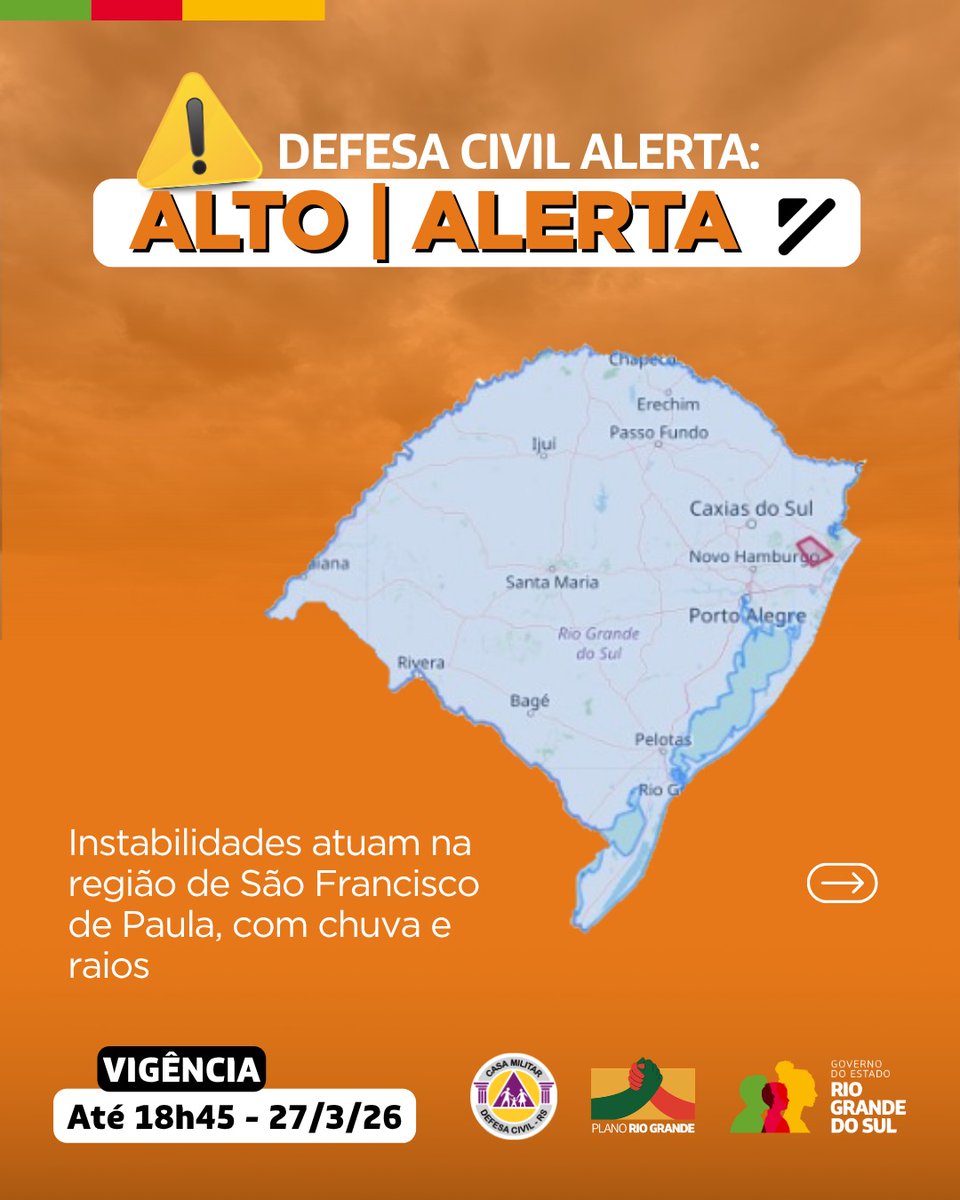 Defesa Civil RS tweet media