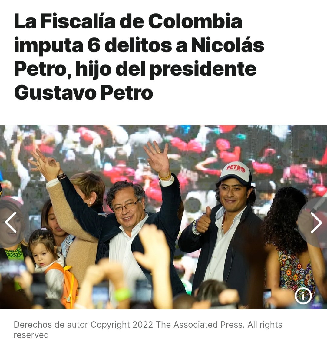 <a href="/Falcaoo9Garcia/">Russito SⓂ️L</a> <a href="/jarizabaletaf/">Jaime Arizabaleta</a> Y Petro al hijo y al hermano metido en líos de corrupción y recibir dineros de narcos.