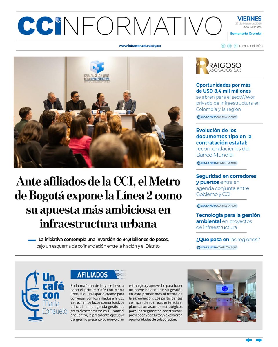 Cámara Colombiana de la Infraestructura tweet media