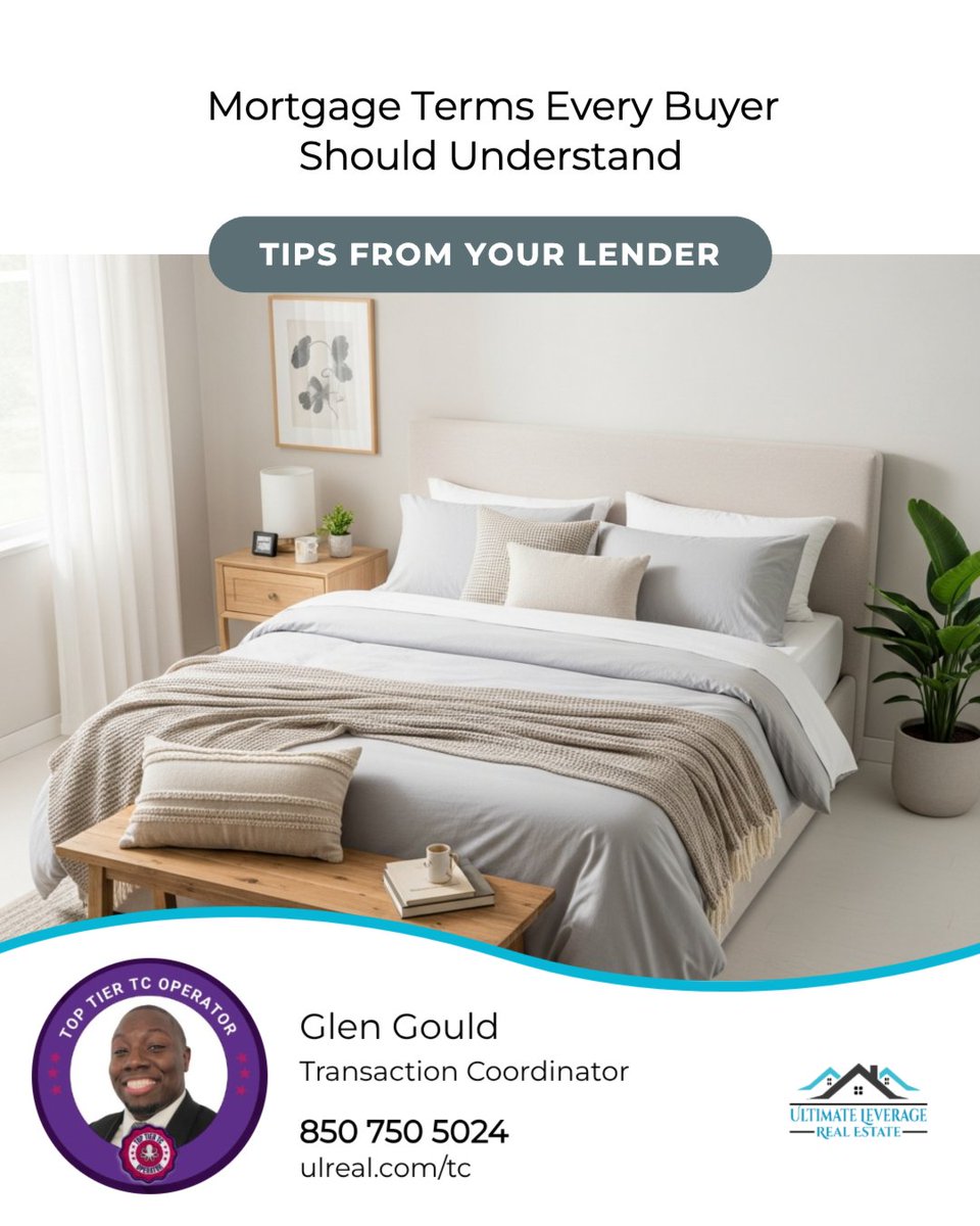 glengouldonline's tweet image. Confident buyers understand the language of lending. 🏡

📌 Pre-Approval &amp;gt; Pre-Qualification
💳 DTI impacts buying power
📝 Amortization period is length of time it takes to pay off a mortgage

#mortgagetips #homebuying #mortgageterms #mortgage #RealEstateAgent