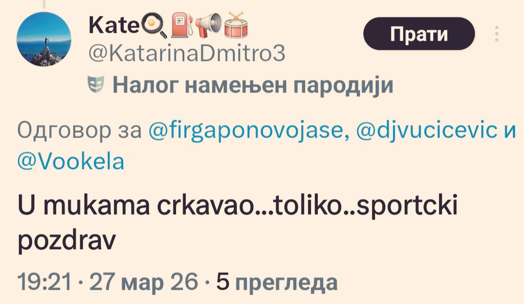 Фирга поново јаше tweet media