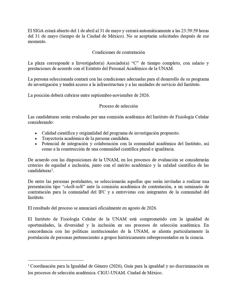 Fisiología Celular UNAM tweet media