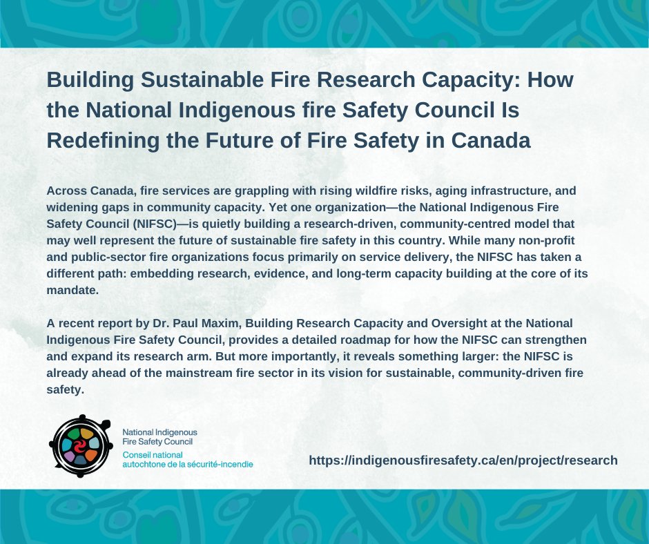 National Indigenous Fire Safety Council tweet media