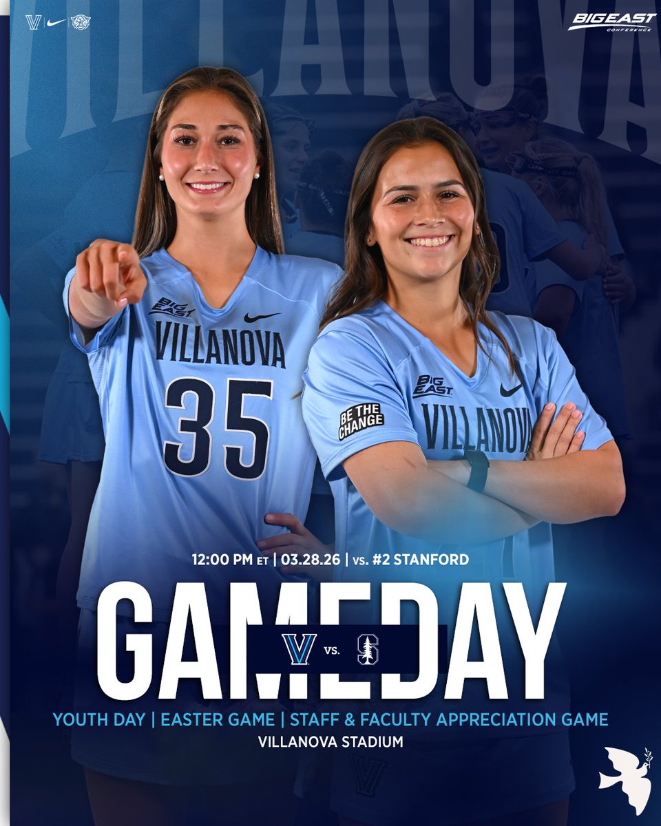 NovaWLax's tweet photo. Protect the 🏠😼

🆚 #2 Stanford
🕑 12:00pm
📺 ESPN+
📍 Villanova, PA.

#GoNova https://t.co/7fvhzu7Xcb