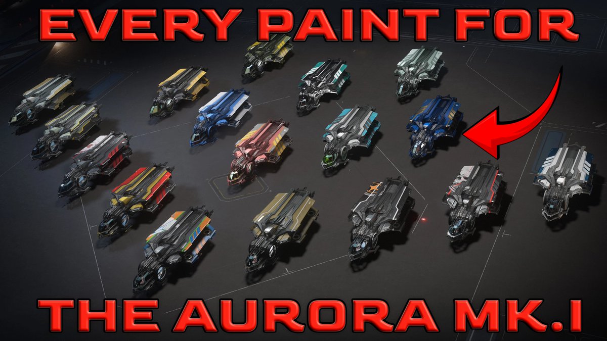 You asked, so I got to work!
New video out now, showcasing all the available paints for the RSI Aurora Mk.I and yes, even the Disco paint is in the video!

Liking and sharing is appreciated as always! 🙏

Watch at the link below 👇
youtu.be/fNEVDypXzJM

#StarCitizen